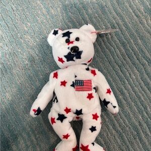 Retired Ty Glory bear 1997 with tag errors